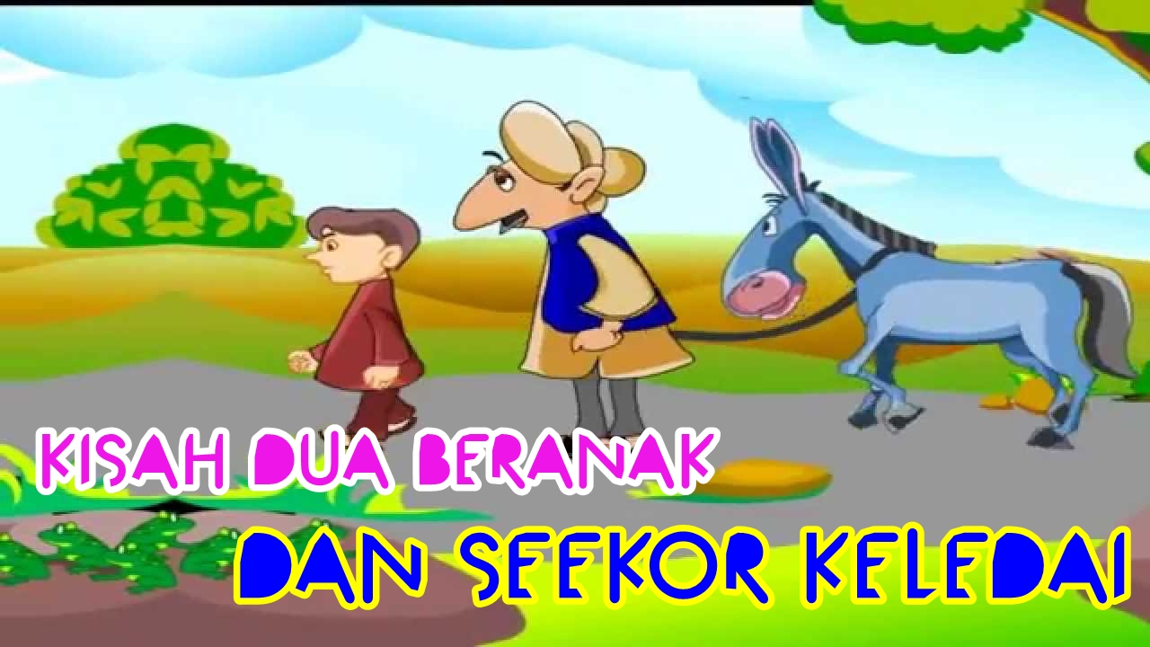 Kisah Dua Beranak dan Seekor Keledai