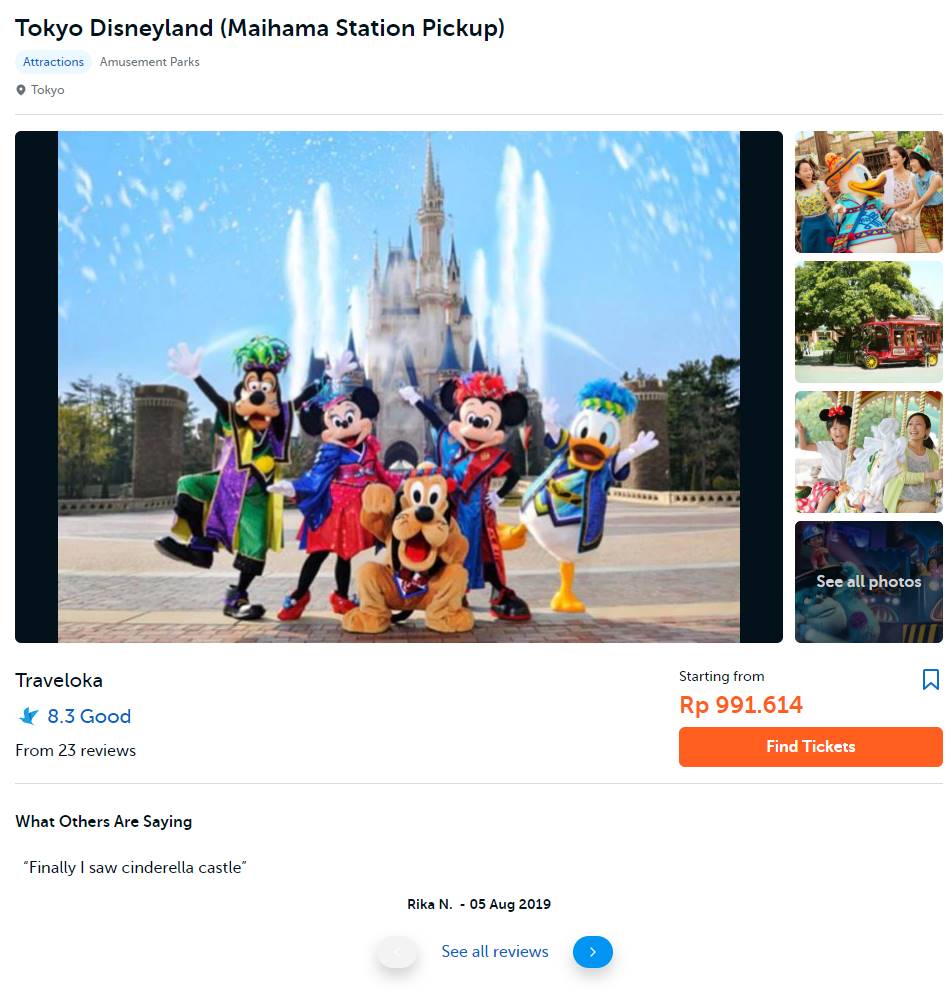 Disneyland Traveloka