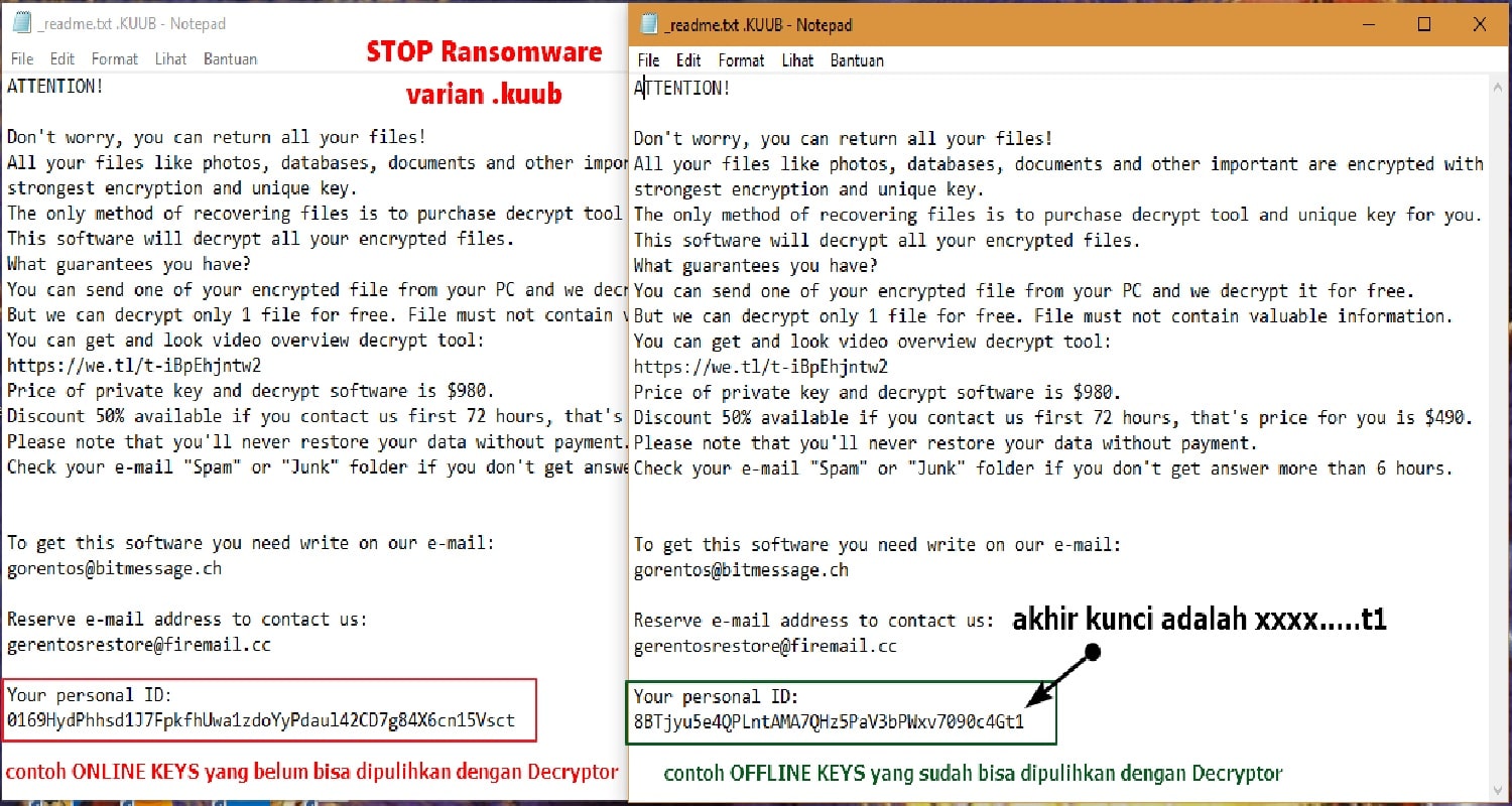 personal id ransomware