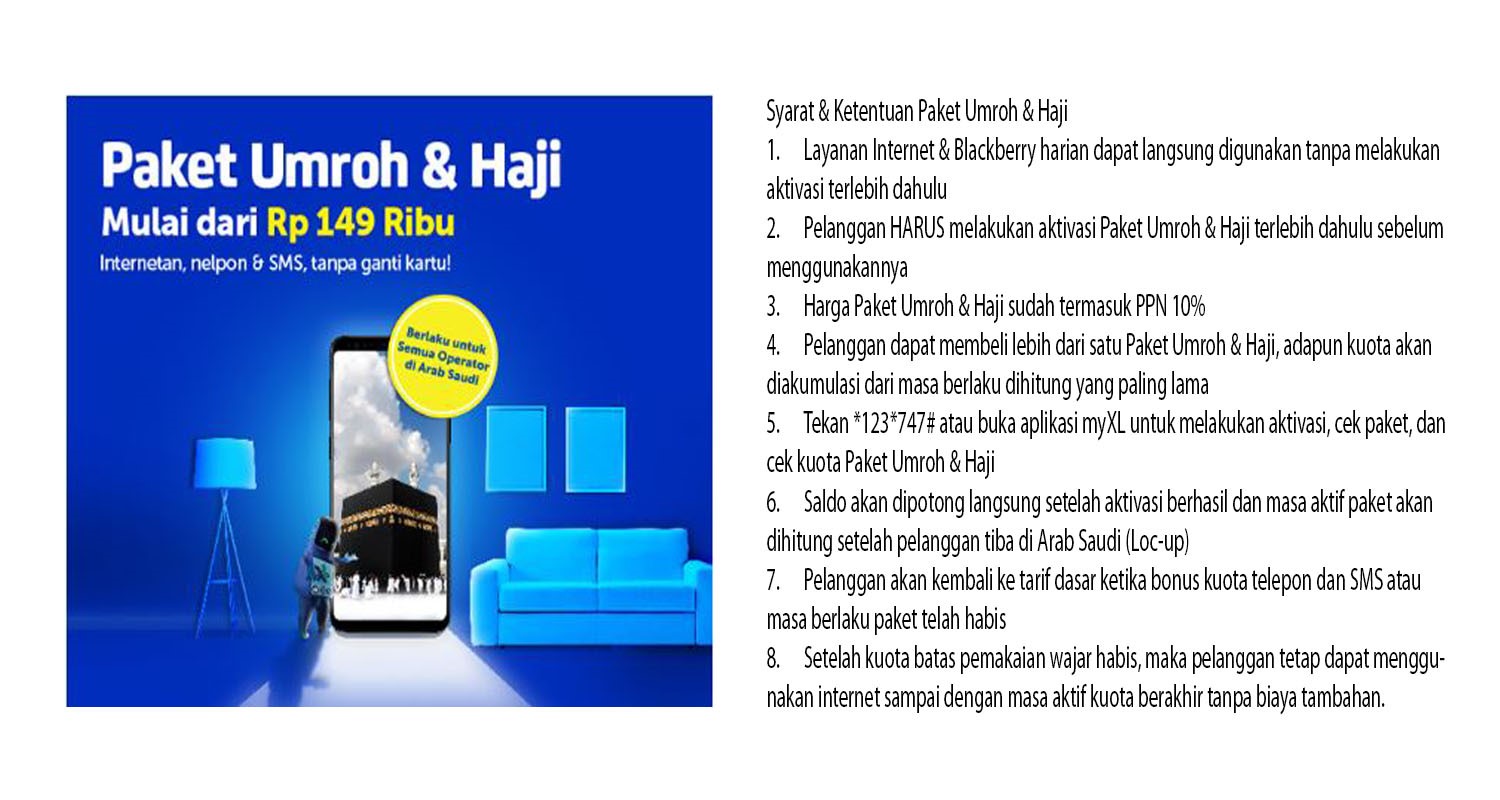 syarat dan ketentuan paket umroh haji xl