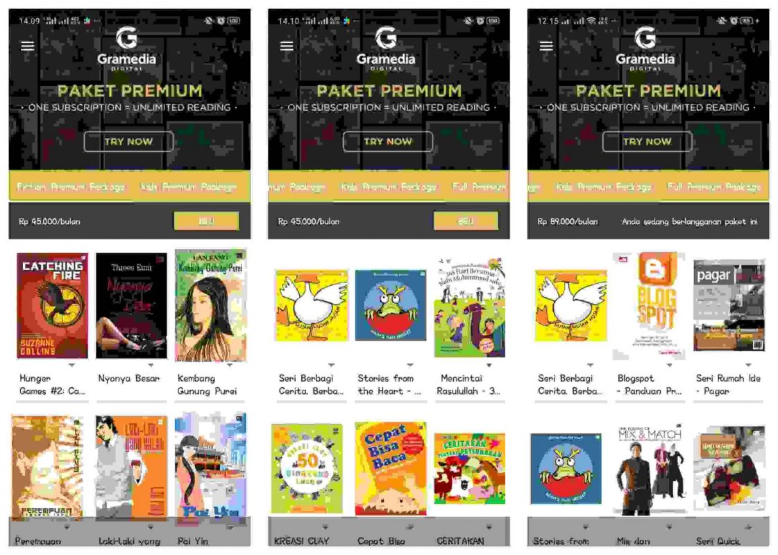 harga paket berlangganan gramedia digital