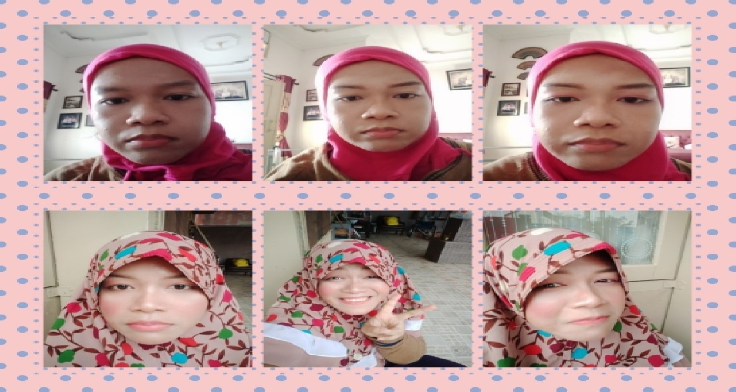 hasil tutorial glass skin makeup