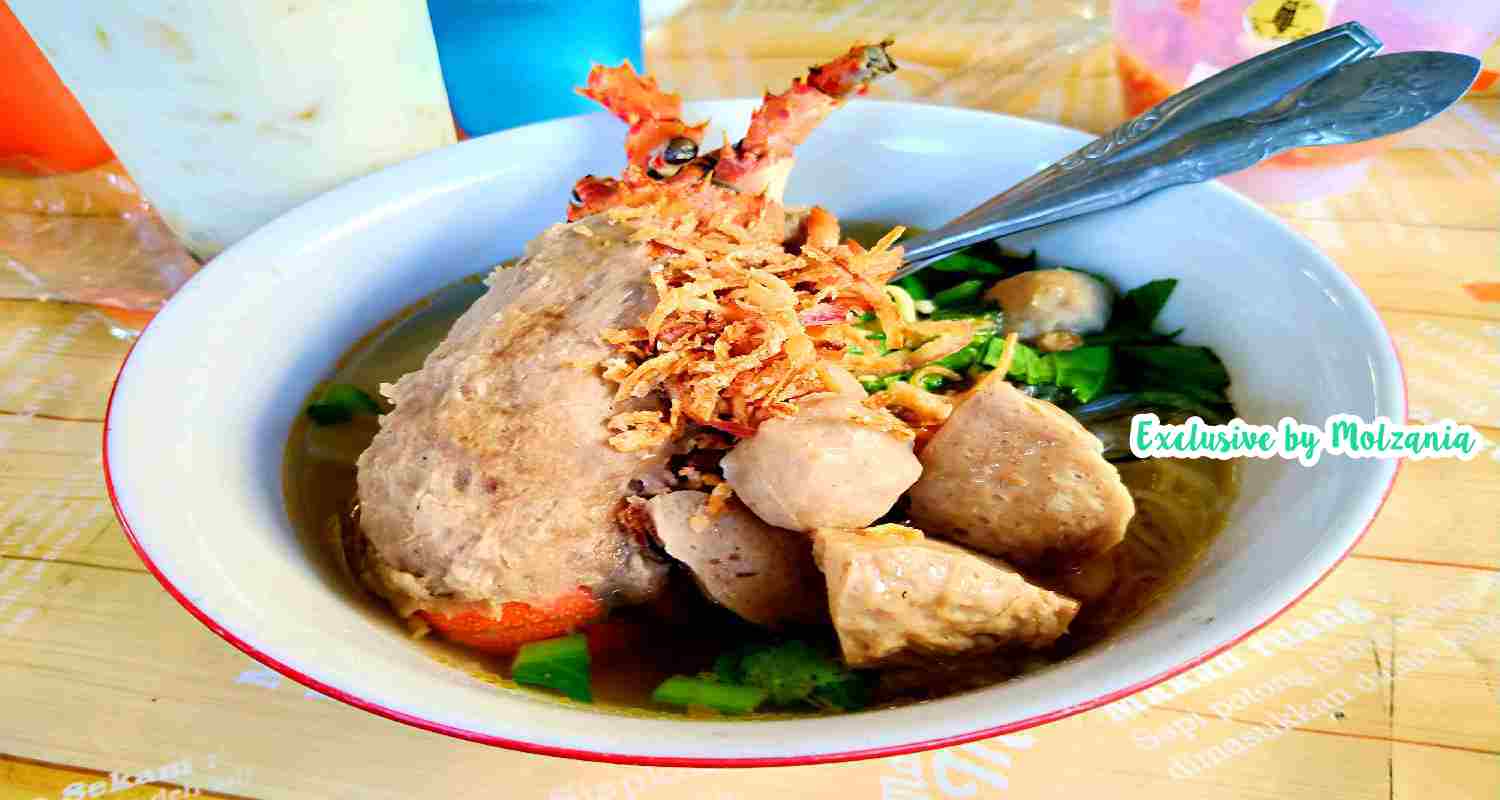  penampakan bakso lobster viral di Palembang