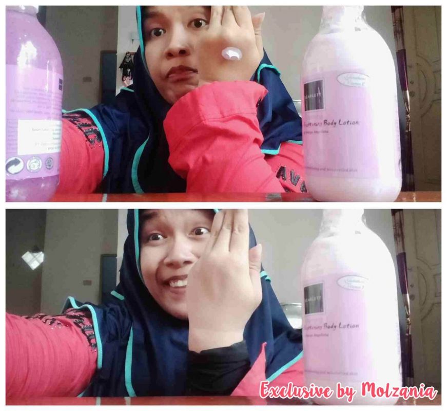 Before-After Pemakaian Scarlett Body Lotion [NO FILTER]