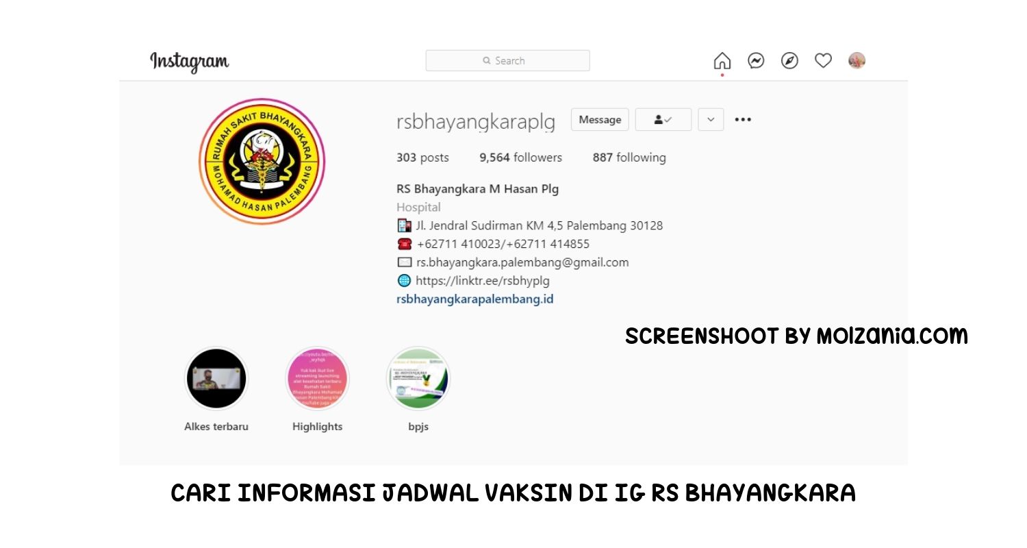 Instagram @RSBhayangkaraPLG