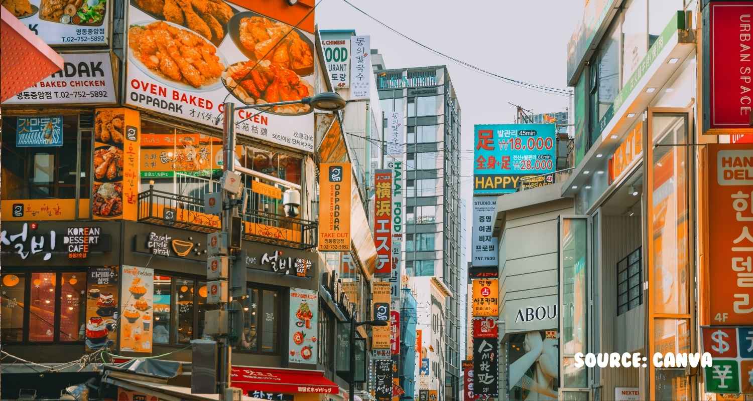 Myeongdong in Seoul