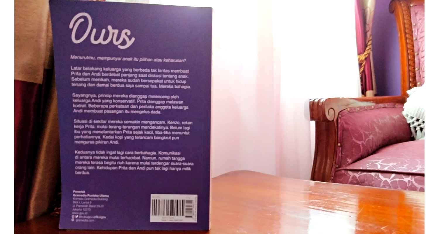 blurb novel ours