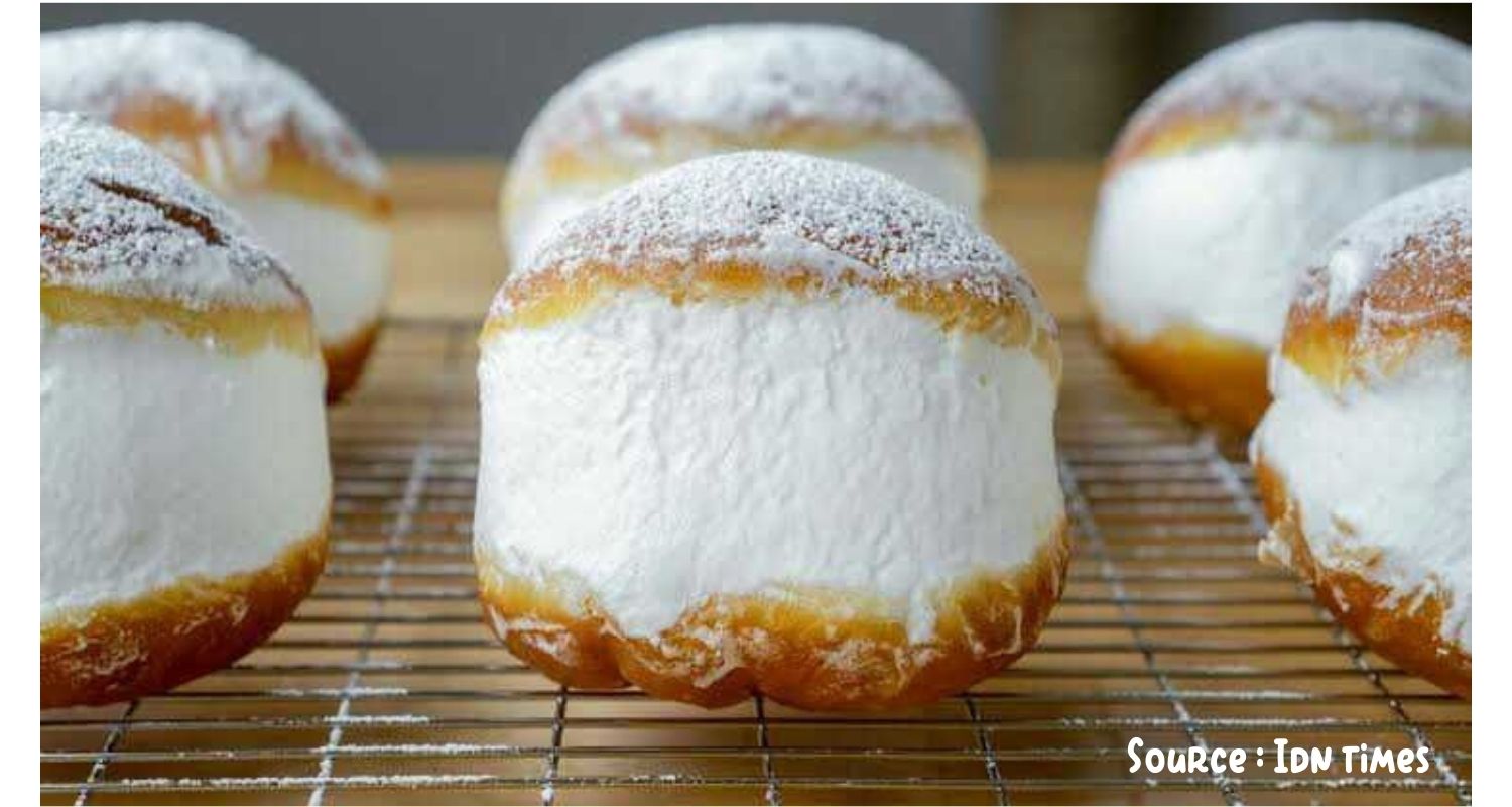 donat korea isi krim susu