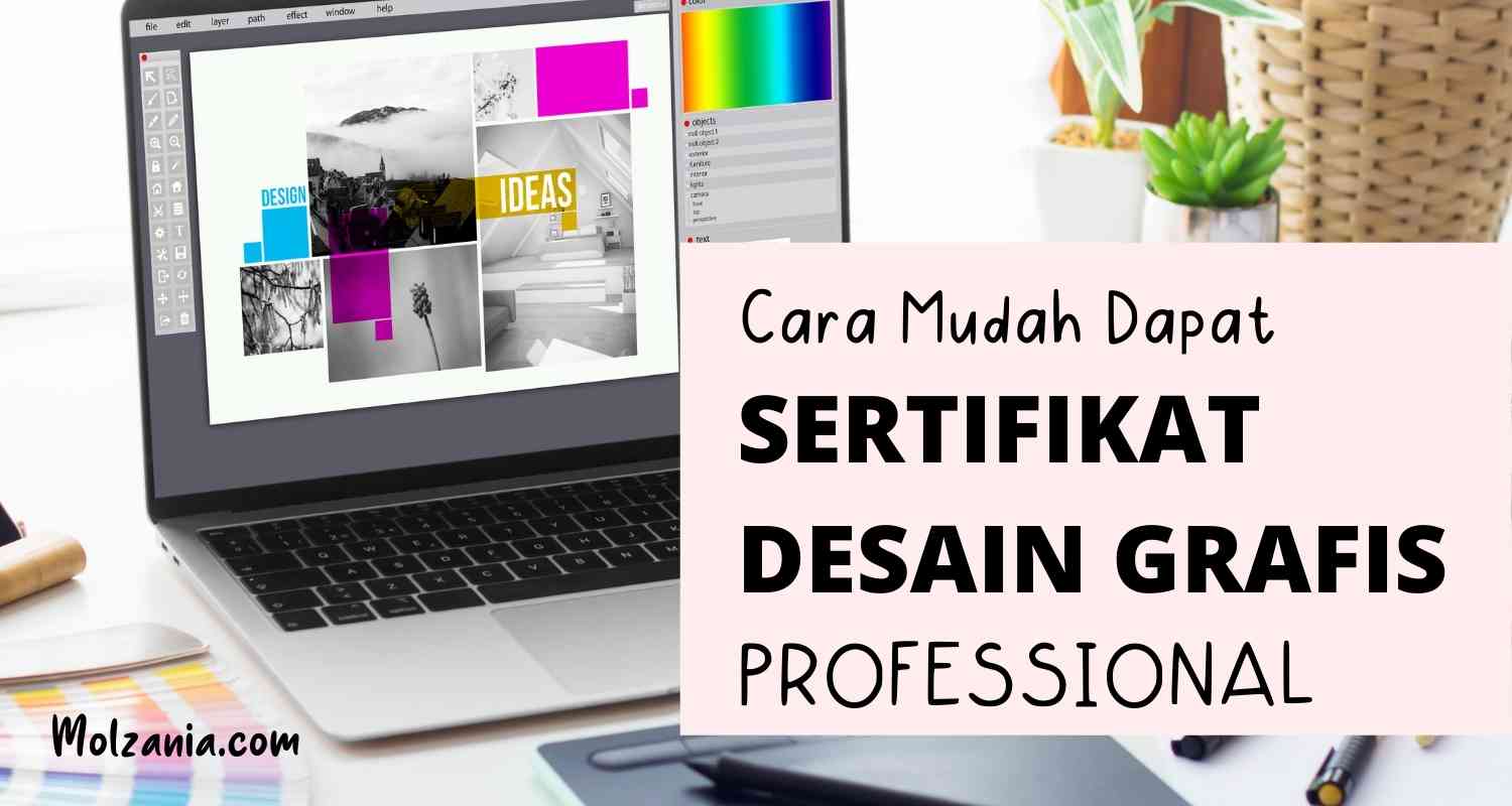 Cara Mudah Mendapat Sertifikat Desain Grafis Professional