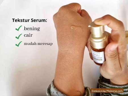 tekstur serum skintific retinol