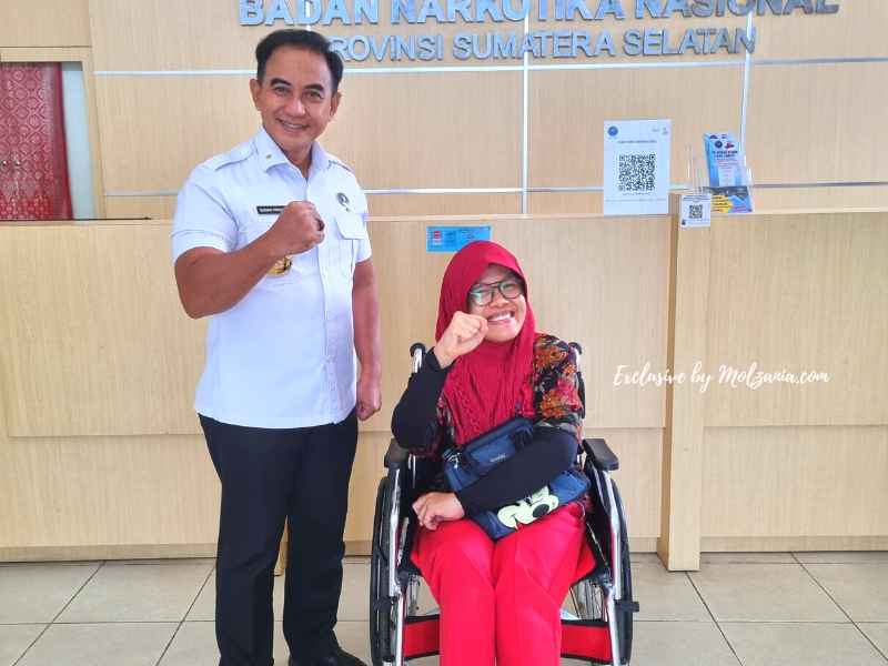 berfoto sama kepala bnn sumsel pak djoko prihadi