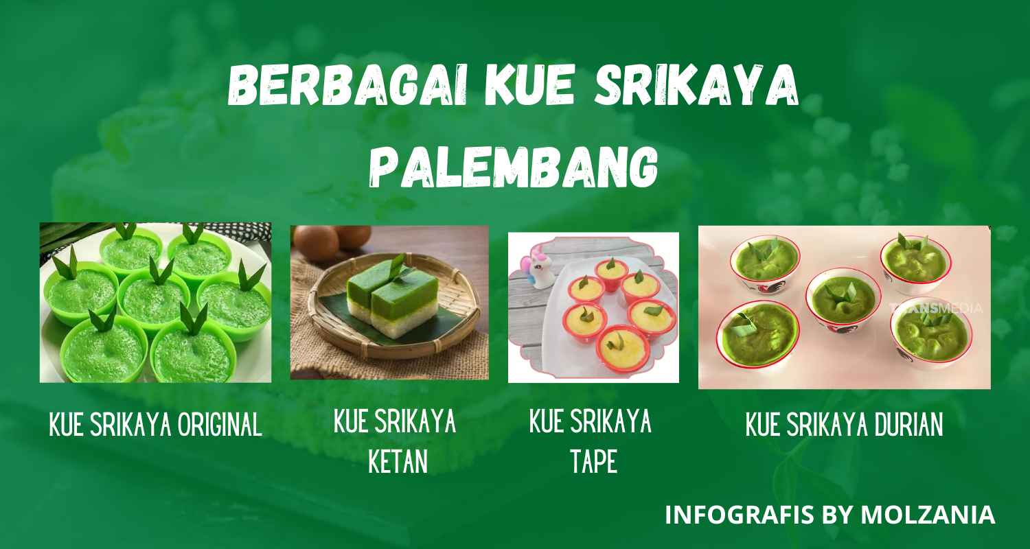 macam - macam kue srikaya palembang