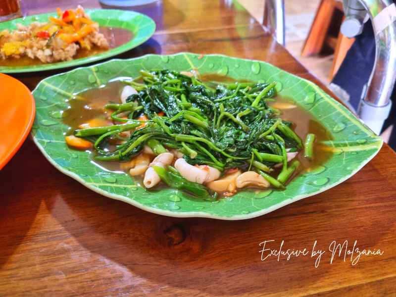 kangkung cah jamur