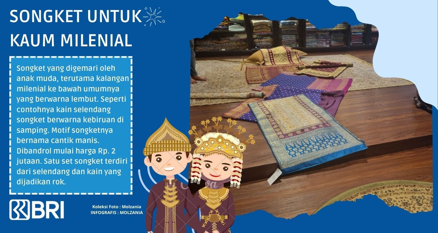 songket kaum milenial