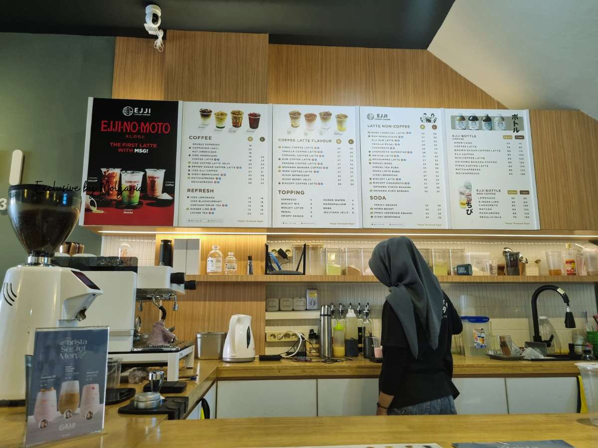 daftar menu dan harga ejji kafe palembang