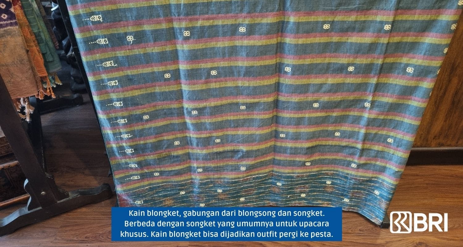 kain blongsong songket blongket khas palembang