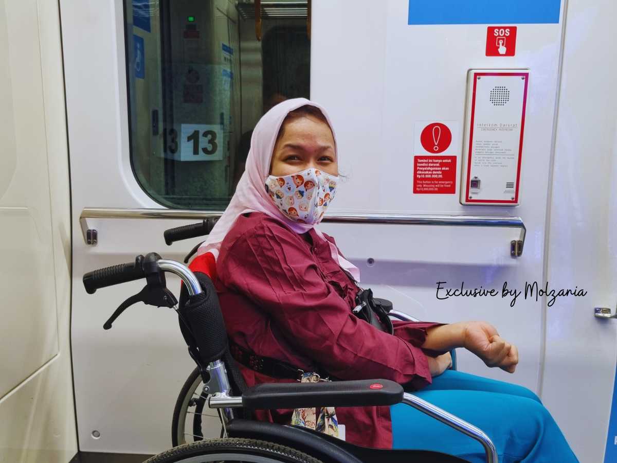 ruang khusus disabilitas di kereta