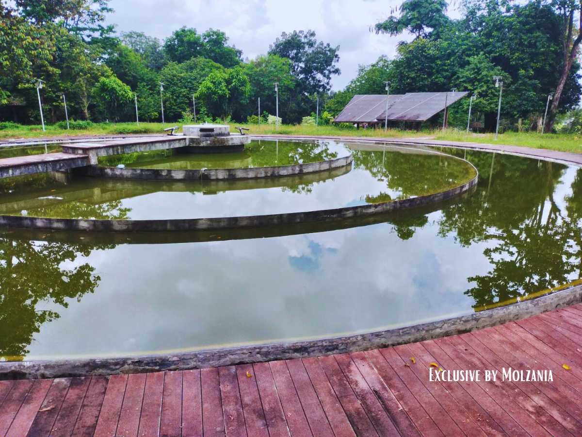 kolam tengah bukit siguntang di palembang