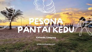 Senja di Pantai Kedu Lampung