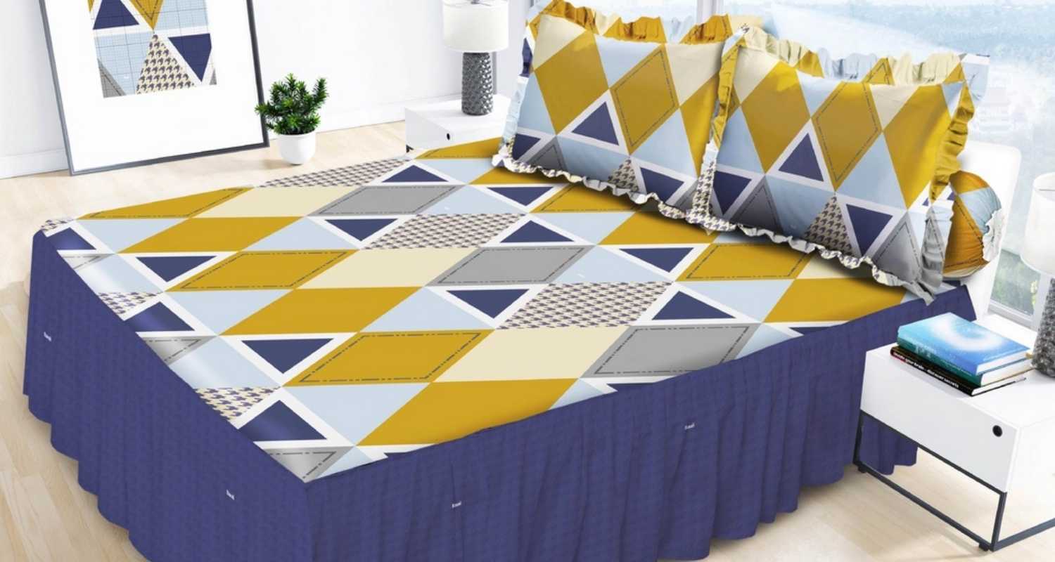 sprei motif geometri