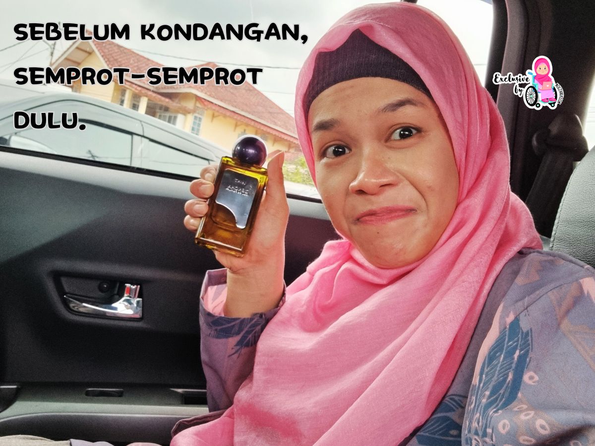 sebelum kondangan semprot parfum dulu