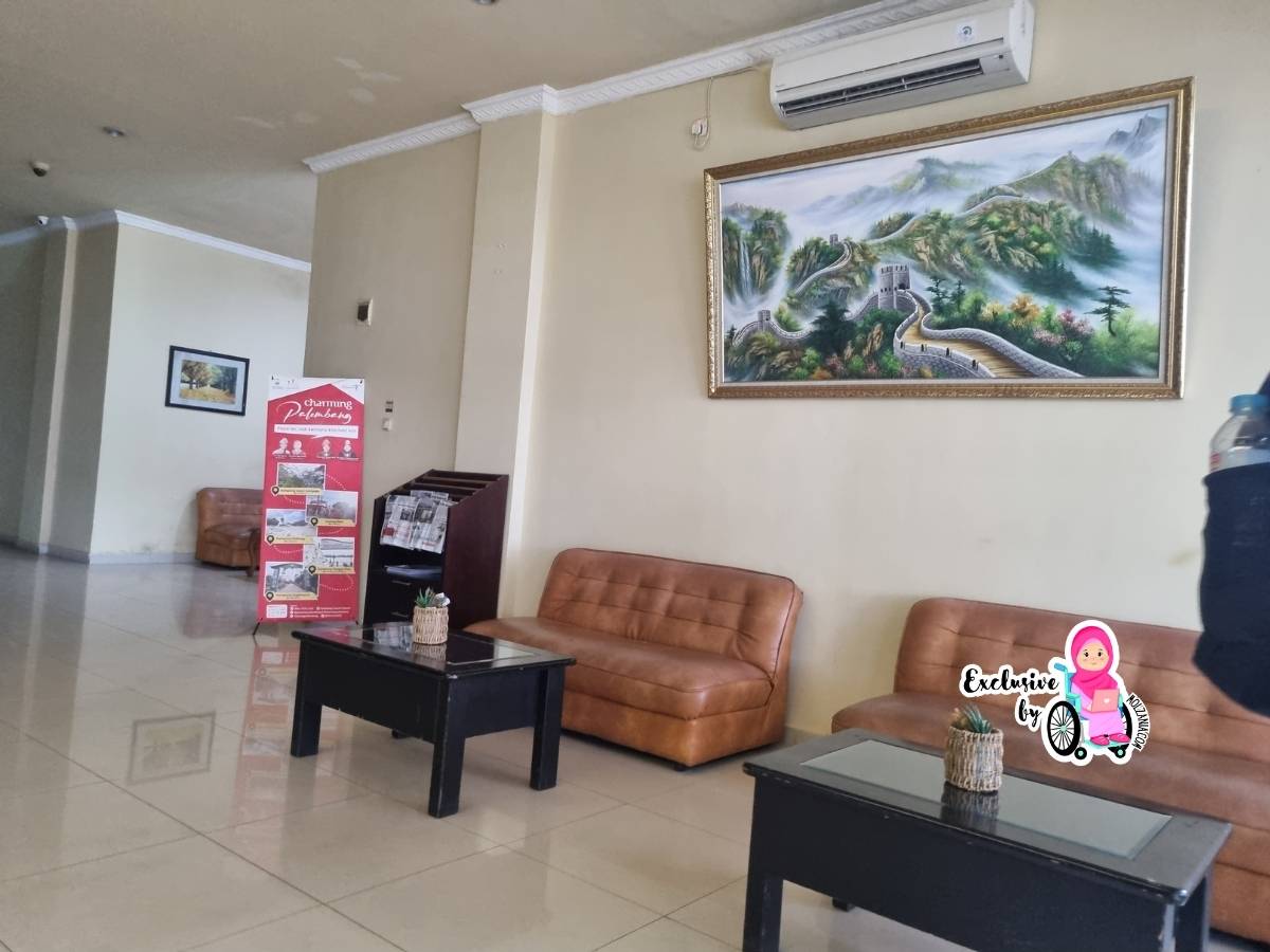 lobby hotel graha kartika sriwijaya di palembang