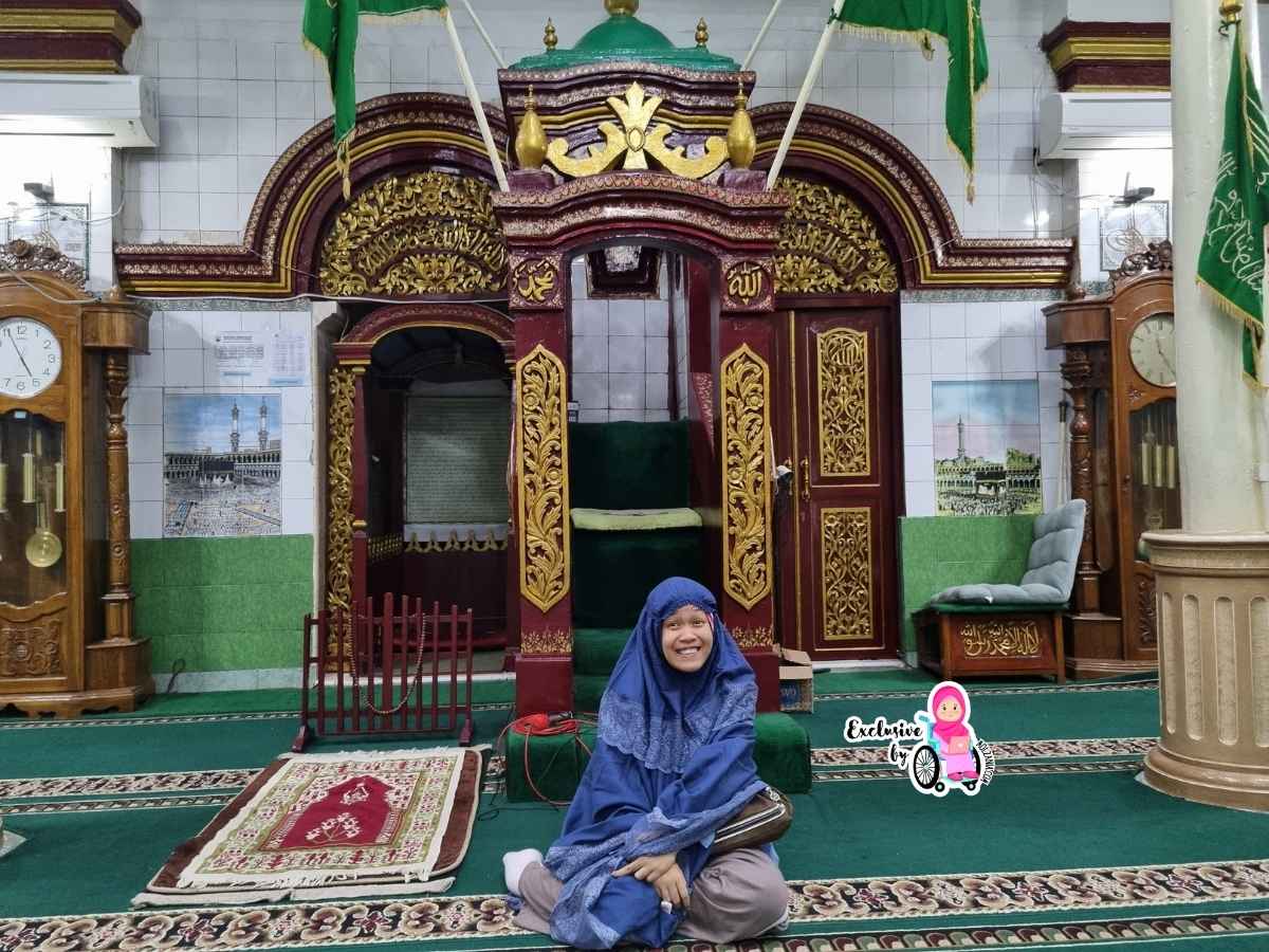 mihrab masjid ki gede ing suro palembang